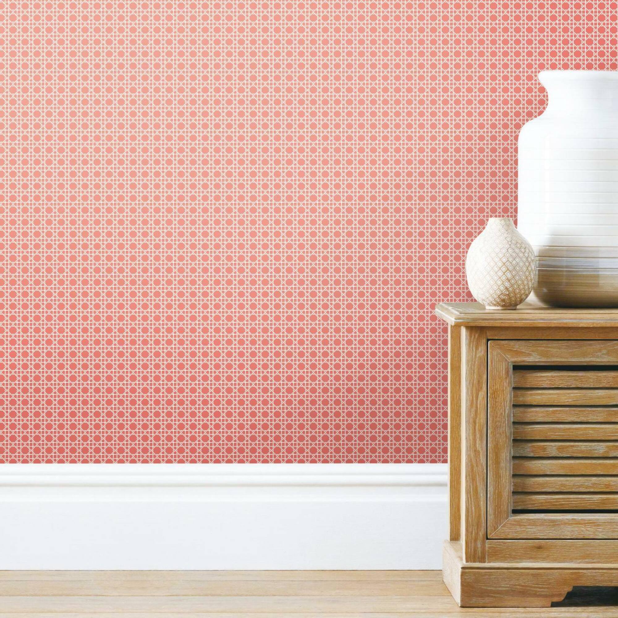 RoomMates Caning Peel & Stick Wallpaper